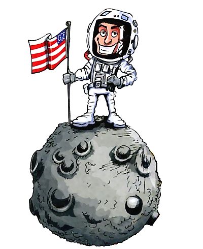 первый полет человека на луну дата